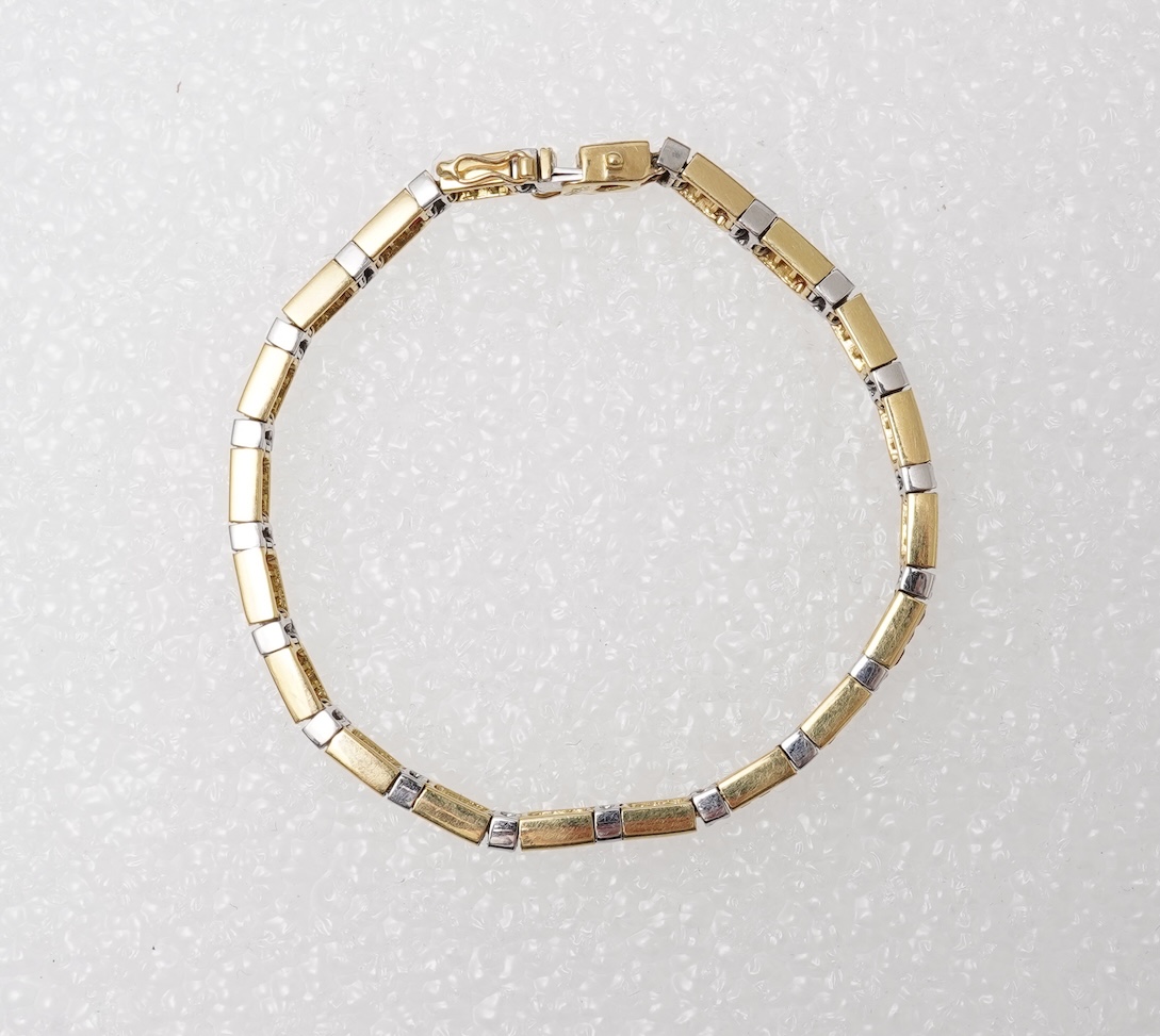 A ruby and diamond bracelet and pendant